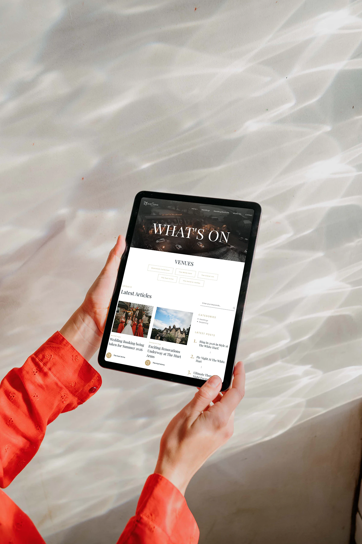 Derbyshire hotel web design studio
